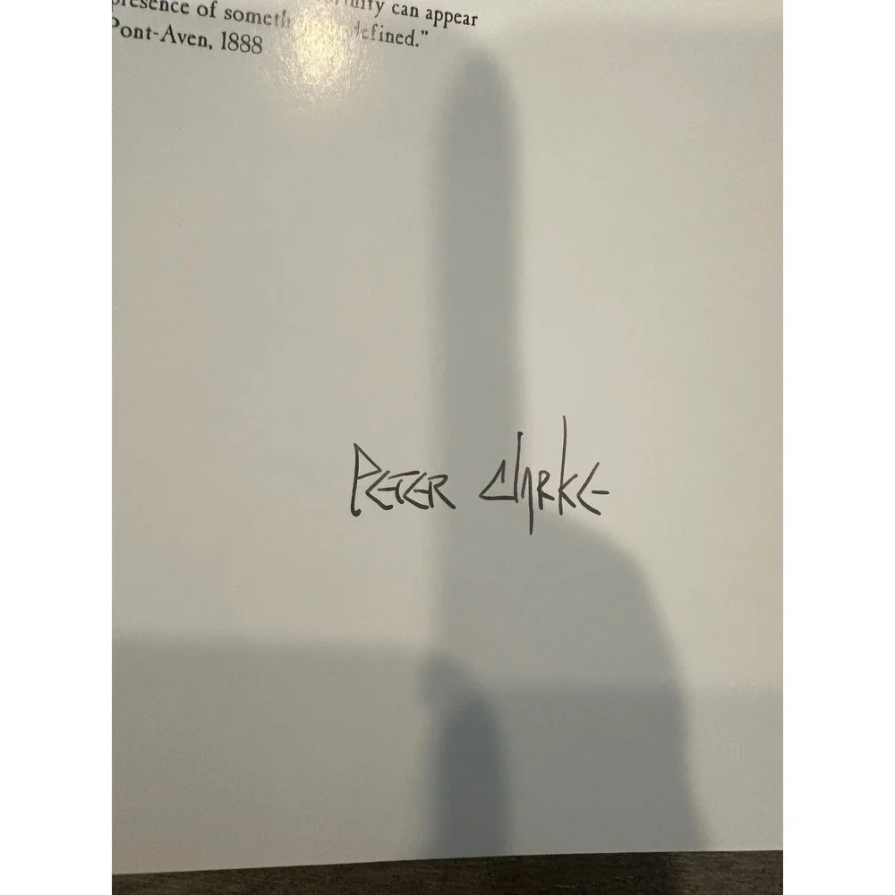 Peter Clarke Mythos Fantastical Drawings and Paintings Art Book Signed